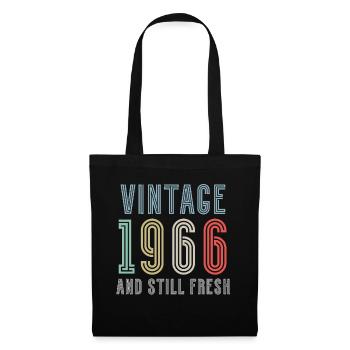 Vintage 1966 - Stoffbeutel - Schwarz - Vorne