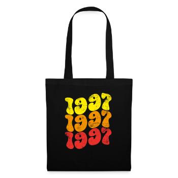 Millésime 1997 - Sac en tissu - noir - Devant