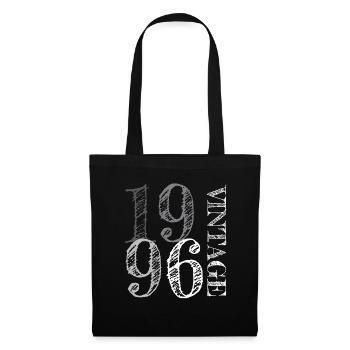 Millésime 1996 - Sac en tissu - noir - Devant
