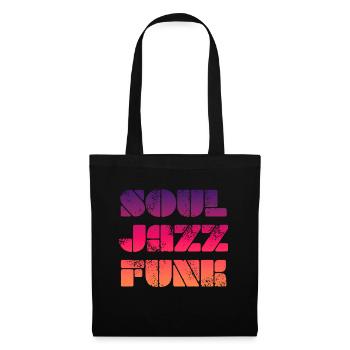 Soul, Jazz, Funk - Sac en tissu - noir - Devant