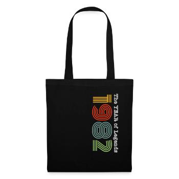Millésime 1982 - Sac en tissu - noir - Devant
