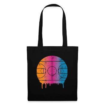 Basket - Sac en tissu - noir - Devant