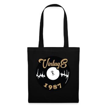 1987 Vintage - Tote Bag - black - Front
