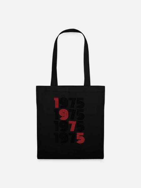 Millésime 1975 - Sac en tissu - noir