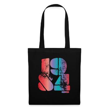 Millésime 1984 - Sac en tissu - noir - Devant