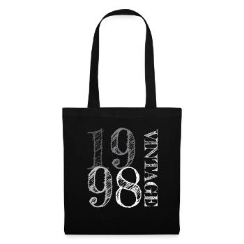 Millésime 1998 - Sac en tissu - noir - Devant