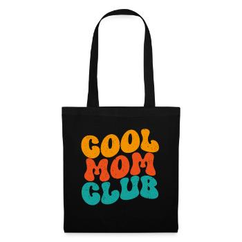 Cool Mom Club - Stoffbeutel - Schwarz - Vorne