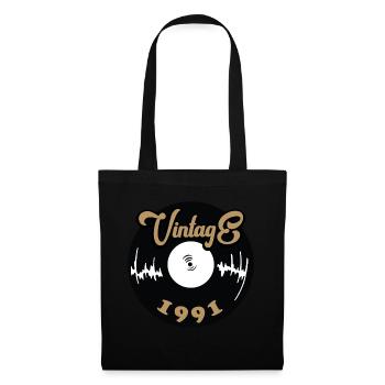 Millésime 1991 - Sac en tissu - noir - Devant