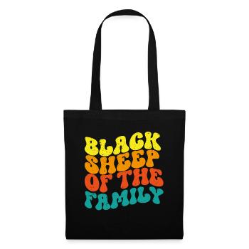 Black Sheep of the family - Stoffbeutel - Schwarz - Vorne