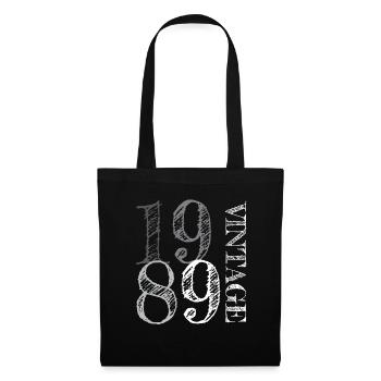 Millésime 1989 - Sac en tissu - noir - Devant