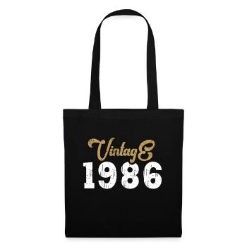 1986 Vintage - Tote Bag - black - Front