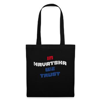 In Hrvatska we trust - Stoffbeutel - Schwarz - Vorne