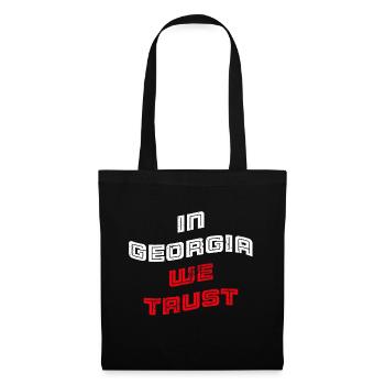 In Georgia we trust - Stoffbeutel - Schwarz - Vorne