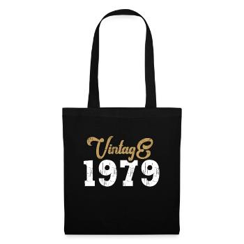 Millésime 1979 - Sac en tissu - noir - Devant