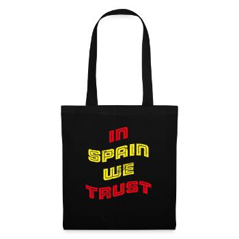 In Spain we trust - Stoffbeutel - Schwarz - Vorne