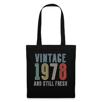 Millésime 1978 - Sac en tissu - noir - Devant