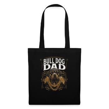 Bulldog Dad Bulldog Father - Tote Bag - black - Front