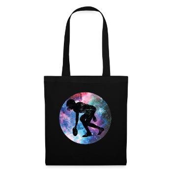 Joueurs de football américain - Sac en tissu - noir - Devant