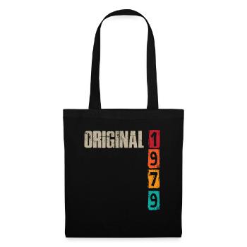 Millésime 1979 - Sac en tissu - noir - Devant
