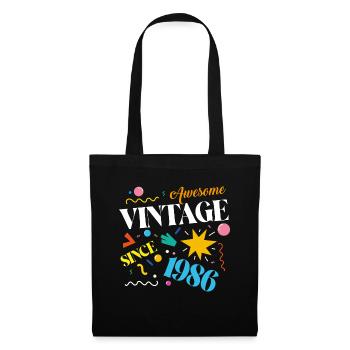 1986 Vintage - Tote Bag - black - Front