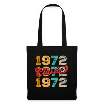 Millésime 1972 - Sac en tissu - noir - Devant