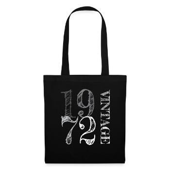 Millésime 1972 - Sac en tissu - noir - Devant