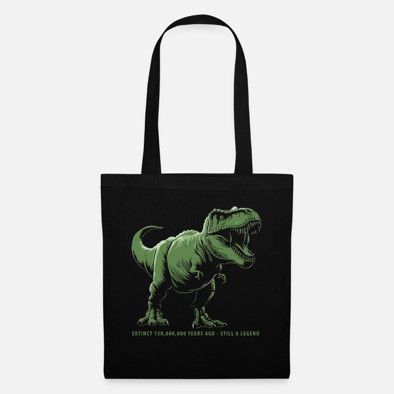 T Rex 07 2024 B 02 - Stoffbeutel - Schwarz