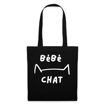 Baby cat - Tote Bag - black - Front