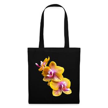 Fleur d’orchidée Phalaenopsis Sogo Lawrence Flowers 2 - Sac en tissu - noir - Devant