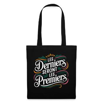 Les derniers seront les premiers - Sac en tissu - noir - Devant