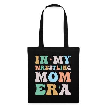 In My Wrestling Mom Era Groovy Retro - Tote Bag - black - Front