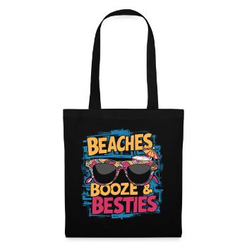 Girls' Vacation – Beaches, Drinks, Girlfriends - Tote Bag - black - Front