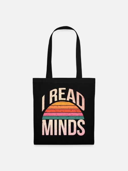 I Read Minds 19 - Stoffbeutel - Schwarz