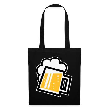 Bavarian Beer Mug (German Glass / R / / / 3C) - Tote Bag - black - Front