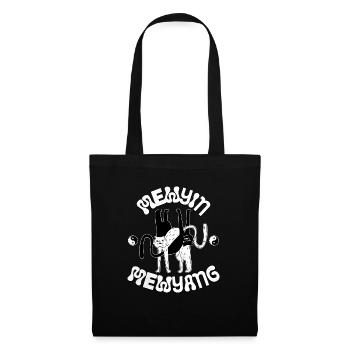 Yin Yang Cats - Tote Bag - black - Front