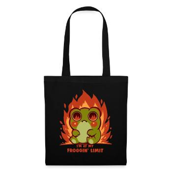 At my Froggin Limit - Tote Bag - black - Front