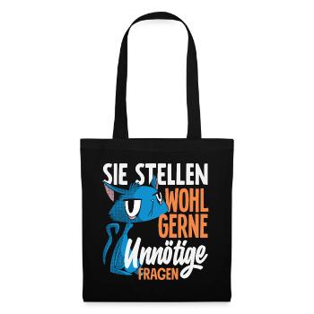 They probably like to ask unnecessary questions - Tote Bag - black - Front