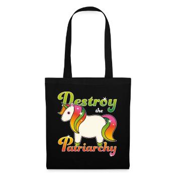 Destroy the Patriarchy - Stoffbeutel - Schwarz - Vorne