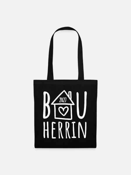 Bauherrin 2027 - Stoffbeutel - Schwarz