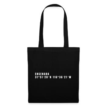 Baja California Mexico Coordinates - Tote Bag - black - Front