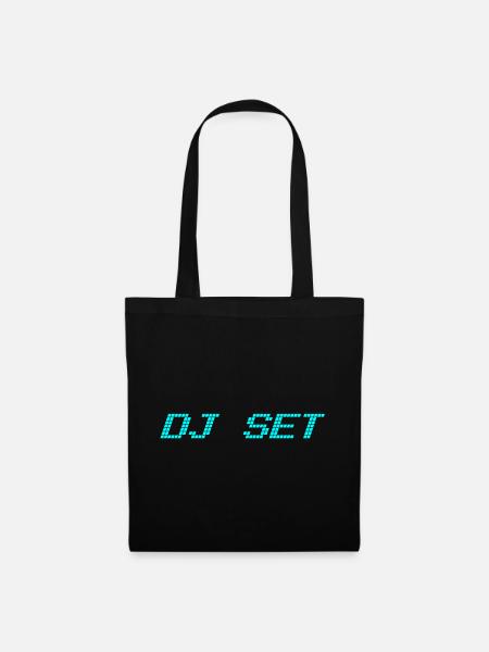 DJ SET - Stoffbeutel - Schwarz