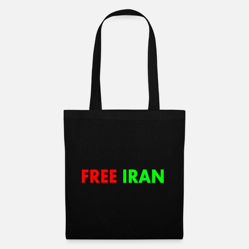 Free iran - Stoffbeutel - Schwarz