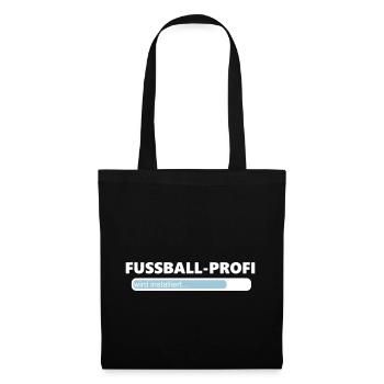 Installiere Fussball Profi (1100V) - Stoffbeutel - Schwarz - Vorne