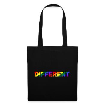 Different Rainbow Pride - Tote Bag - black - Front