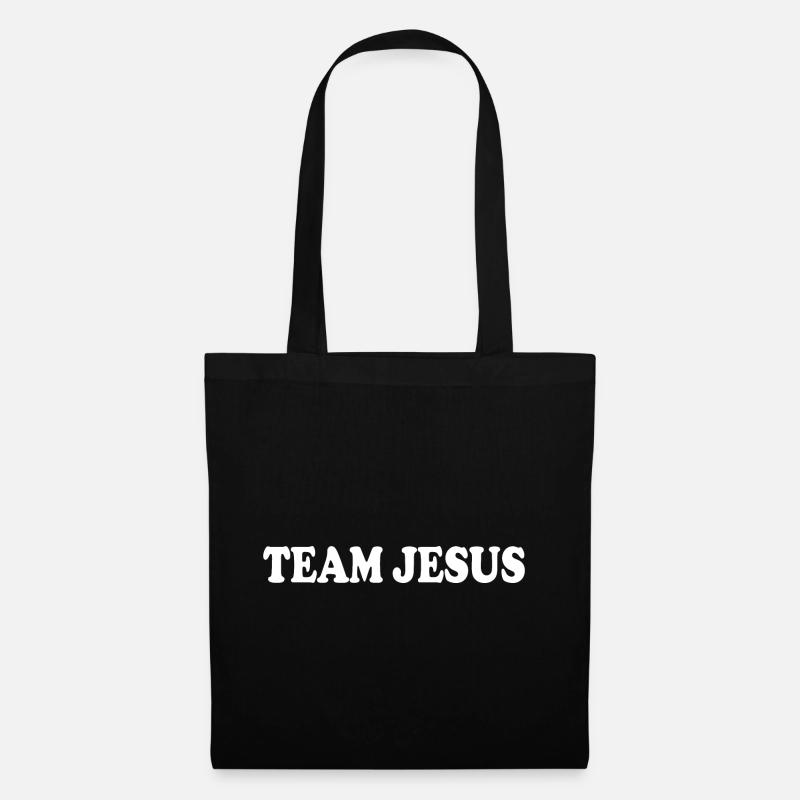 Team jesus - Stoffbeutel - Schwarz