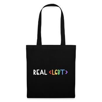 LGBT Real LGBT+ Human Pride - Tote Bag - black - Front