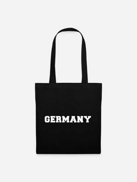 Deutschland T-Shirt - Stoffbeutel - Schwarz
