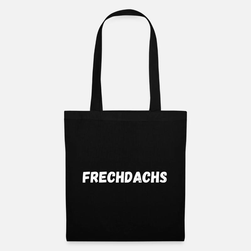 Frechdachs - Stoffbeutel - Schwarz