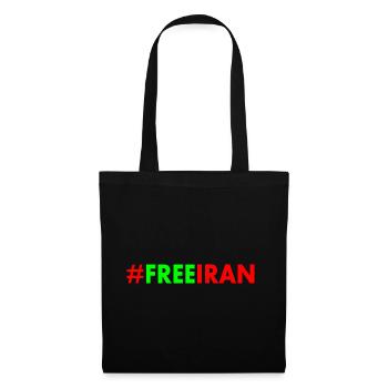 Free iran - Sac en tissu - noir - Devant