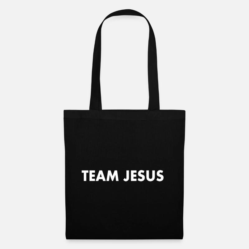 Team jesus - Stoffbeutel - Schwarz